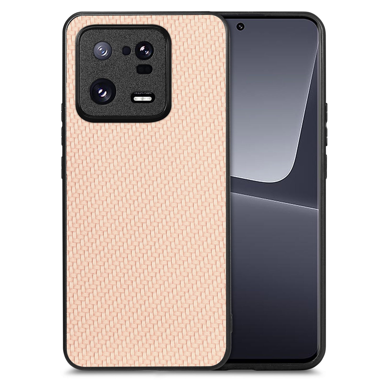 For Xiaomi 13 Pro 5G Carbon Fiber Texture Phone Case PU Leather Coated PC TPU Phone Cover Support Wireless Charging For Xiaomi 13 Pro 5G Carbon Fiber Texture Phone Case PU Leather Coated PC TPU Phone Cover Support Wireless Charging